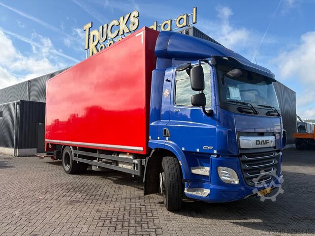 Box body DAF CF 230 + DHOLLANDIA LOADLIFT + 19 TON + BOX 7,4...