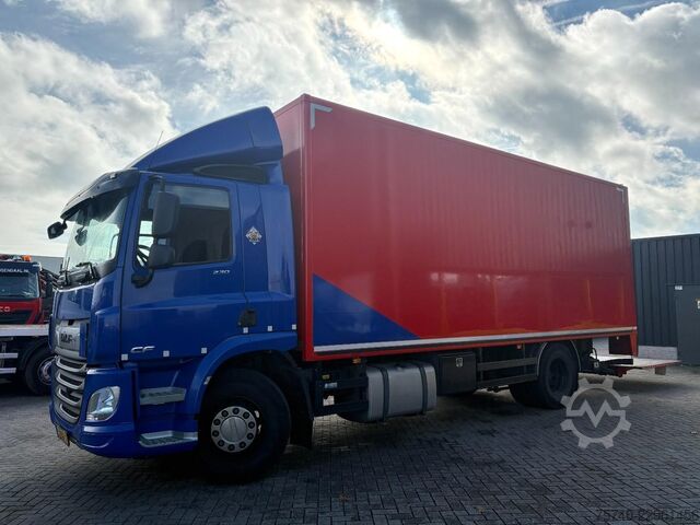 Box body DAF CF 230 + DHOLLANDIA LOADLIFT + 19 TON + BOX 7,4...