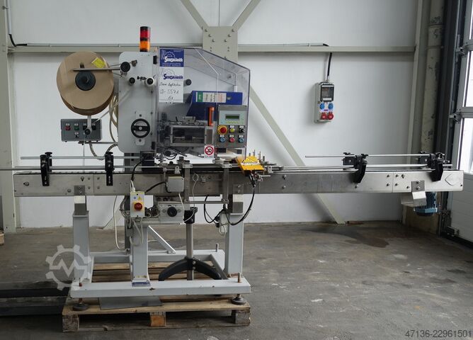Sicherheitssleeveapplikator Altech Bandmaschine