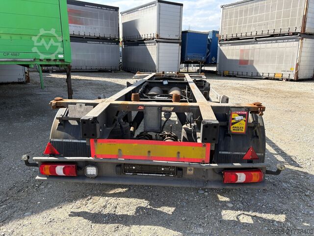 Anhänger-Wechselfahrgestell x 15xLafette Zwilling Verzinkt lange Bälge