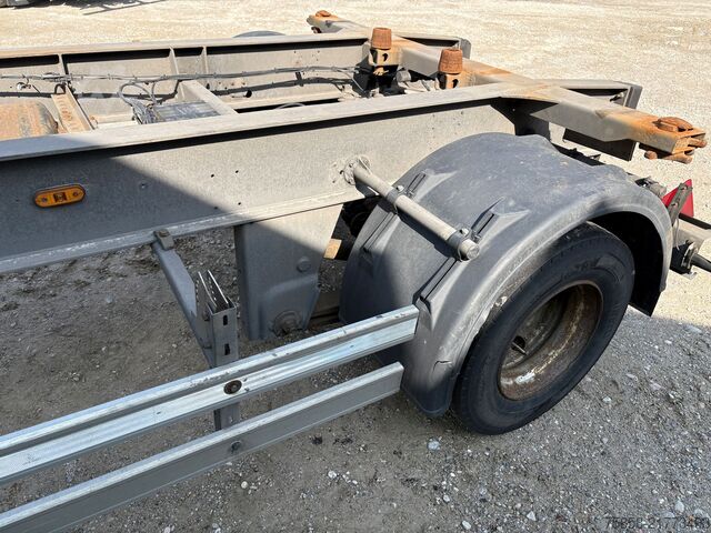 Anhänger-Wechselfahrgestell x 15xLafette Zwilling Verzinkt lange Bälge