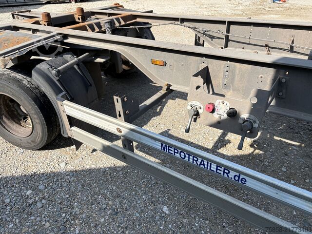 Anhänger-Wechselfahrgestell x 15xLafette Zwilling Verzinkt lange Bälge