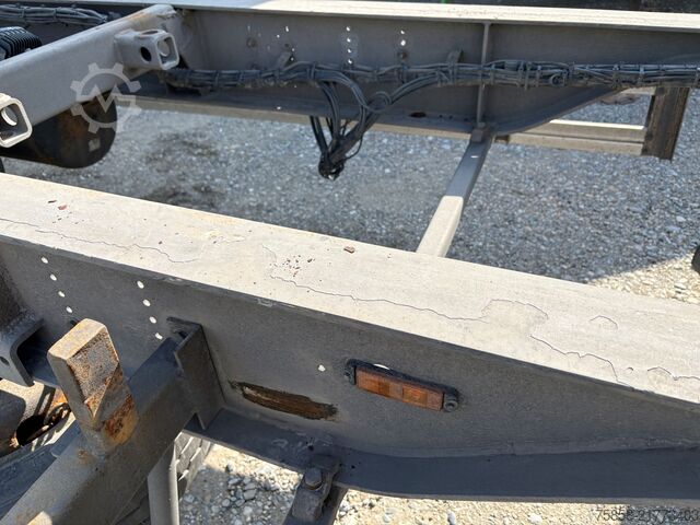 Anhänger-Wechselfahrgestell x 15xLafette Zwilling Verzinkt lange Bälge