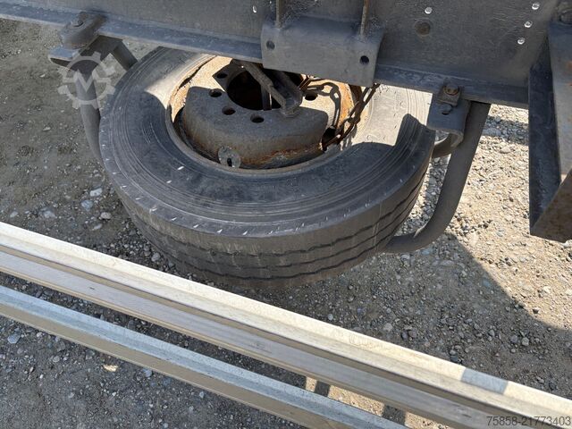 Anhänger-Wechselfahrgestell x 15xLafette Zwilling Verzinkt lange Bälge