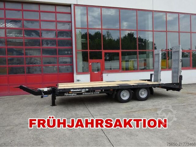 Low loader trailer Möslein TTT 11- 6,28P  Neuer Tandemtieflader