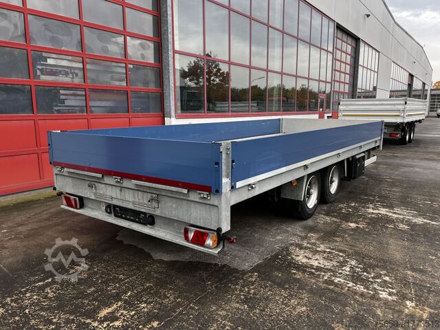 Low loader trailer  tt  Tandempritsche- Tieflader, wenig Benutzt