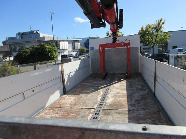 Flatbed truck mercedes-benz 2543 L 6x2 Antos Palfinger Kran PK22.001, Funk