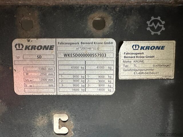 Krone N/A GARMENT / CLOTHING / BPW / NL-trailer Krone N/A GARMENT / KLEIDER / BPW / NL-trailer