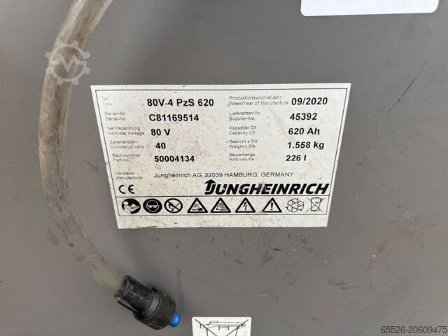 Electric 4-wheel forklift Jungheinrich EFG 425 K / 509 Std.