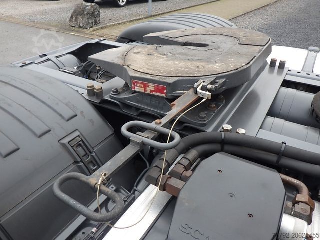 Standard tractor unit SCANIA R 450 A Highline/Ret./Hydr./Safety/Leder/Spoiler