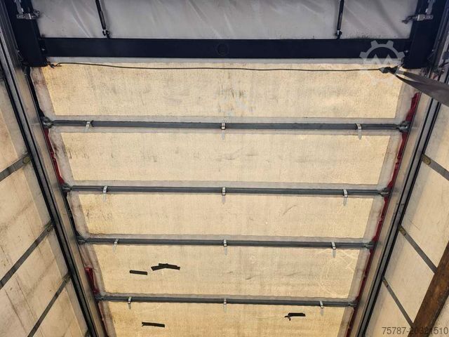 Flatbed truck with tarp DAF DAF CF 310 Space Cab, Gardine, Ladebordwand 1,5