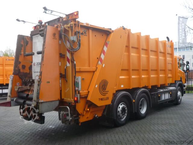 Refuse collection vehicle Scania P320 6x2-4  euro 5   Garbage box Zoeller Medium...