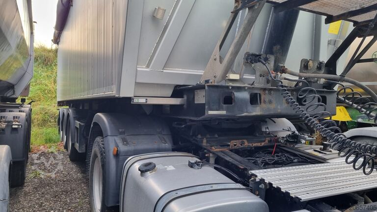 Tipper semi-trailer Reisch RHKS-35/24 AP Alukastenmulde