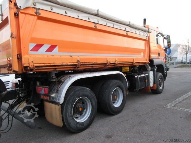 Tipper truck man TGS 26.400 BB 6x6 Dreiseitenkipper, Bordmatic
