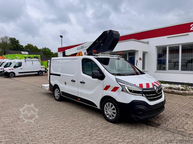 Transporter work platform Renault Trafic Hubarbeitsbühne Klubb KL 21B