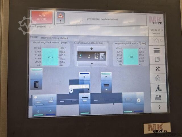 Thermoformers Multivac R270CD with skin and MAP