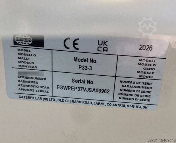 Generator set FG Wilson P33-3 - 33 kVA Genset - DPX-16003