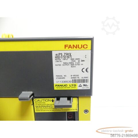 Component Fanuc A06B-6150-H075 Verstärker SN V11336539 generalüberholt + 12 Mon. Gewährl.