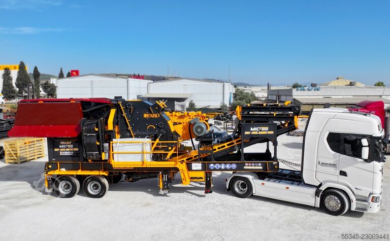 Crushing unit FABO Mobile Impact Crusher Mobile Impact Crusher MIC-100