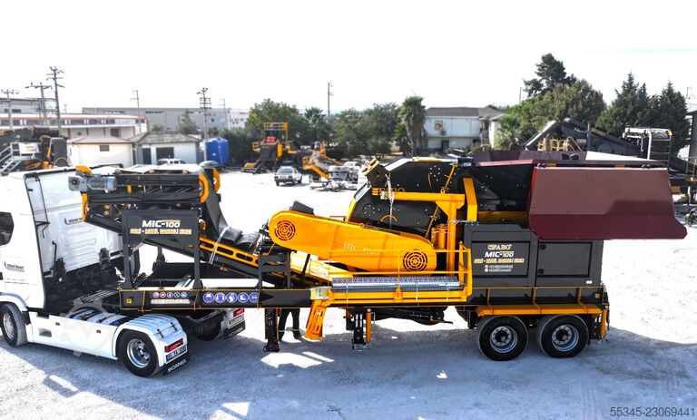 Crushing unit FABO Mobile Impact Crusher Mobile Impact Crusher MIC-100