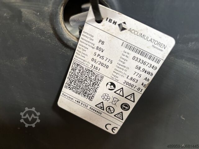 Electric 4-wheel forklift Jungheinrich EFG540K