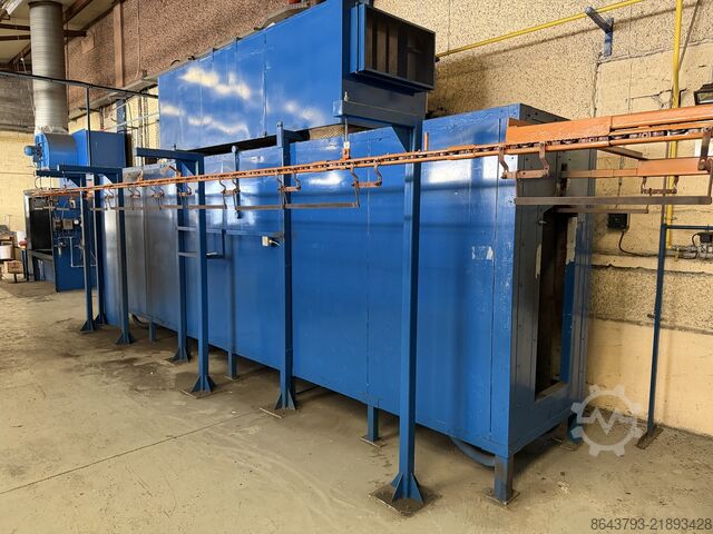 Industrial Spray Booths PSW Industrial Spray Booths Paint Line with Conveyor, Extraction & W