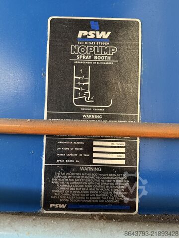 Industrial Spray Booths PSW Industrial Spray Booths Paint Line with Conveyor, Extraction & W