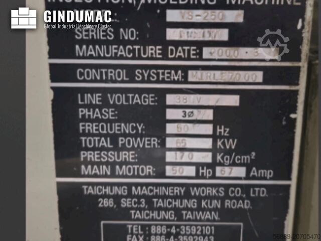 Hydraulische Spritzgießmaschine Victor VS-250
