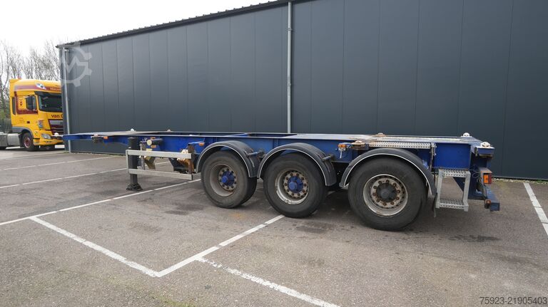 Container transportation Burg Container transport trailer adr 20/30ft