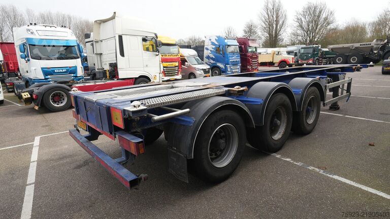 Container transportation Burg Container transport trailer adr 20/30ft