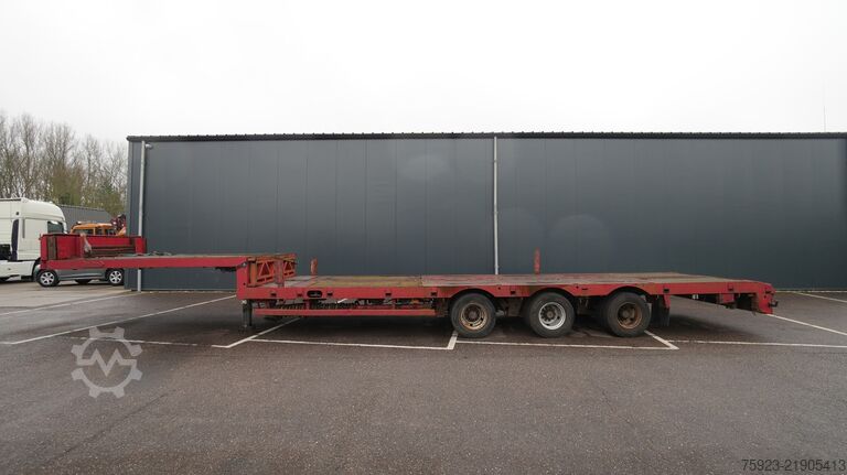 Semi low-loader Nooteboom 3 axle semi low loader extendable