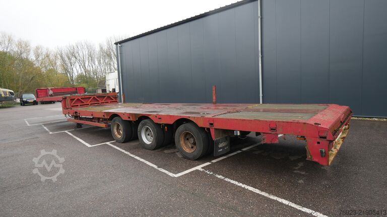 Semi low-loader Nooteboom 3 axle semi low loader extendable