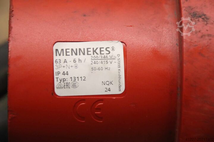 Verlängerungskabel 25 m Mennekes CEE-Stecker 400V 63A