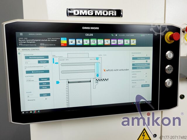 Metall-3D-Drucker 600–1000 W Faserlaser DMG MORI LASERTEC 30 SLM (2nd Gen.)