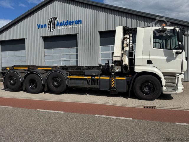 Kranwagen DAF CF410 FAQ HMF 2620, Unfall - Damaged.