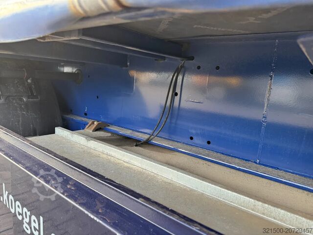 Schiebeplanen Kögel Schuifzeil met Coil / BPW-Disc / Lift-as