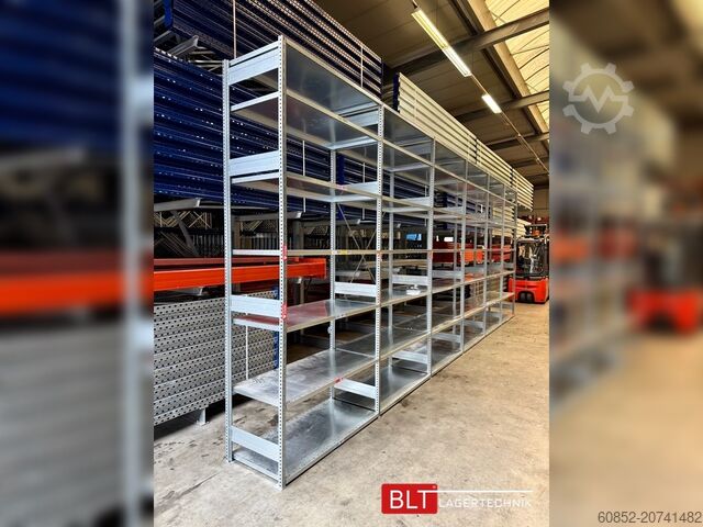 Kragarmregal 39 lfm. Gebrauchtes STOW Fachbodenregal 300 cm hoch, 60 cm tief, 7 Lagerebenen