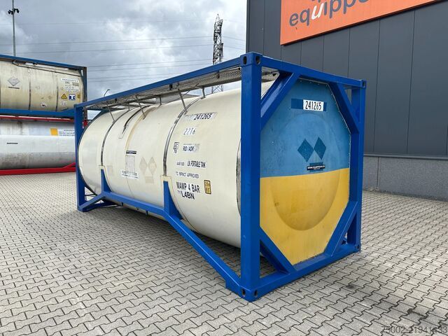 Tank container Welfit Oddy 20FT ISO, 23.950L / 1-COMP.  / IMO 1 / valid 2...