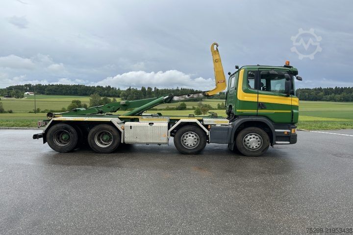 Roll-off tipper truck Scania G 440 LB 8x4 Moser / Swiss-Vehicle