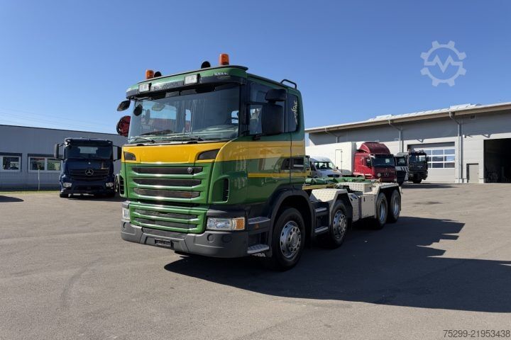 Roll-off tipper truck Scania G 440 LB 8x4 Moser / Swiss-Vehicle