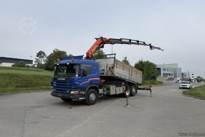 Truck mounted crane Scania P124GB 6x2*4 PK 27000D / Swiss-Vehicle