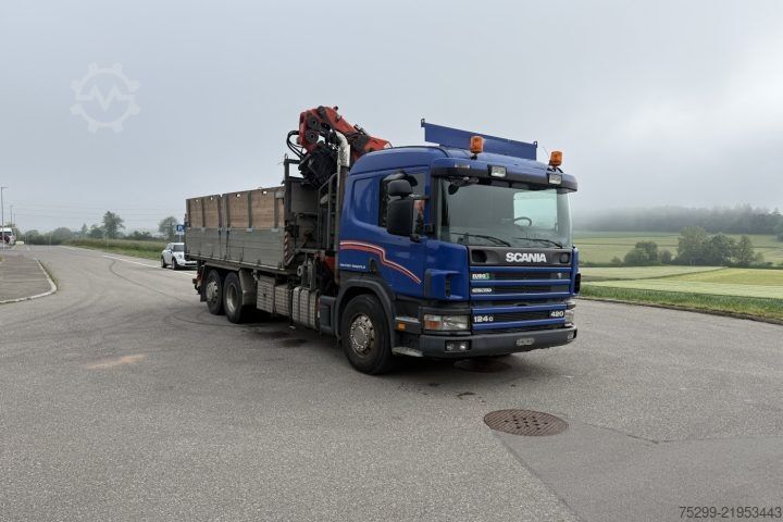 Truck mounted crane Scania P124GB 6x2*4 PK 27000D / Swiss-Vehicle