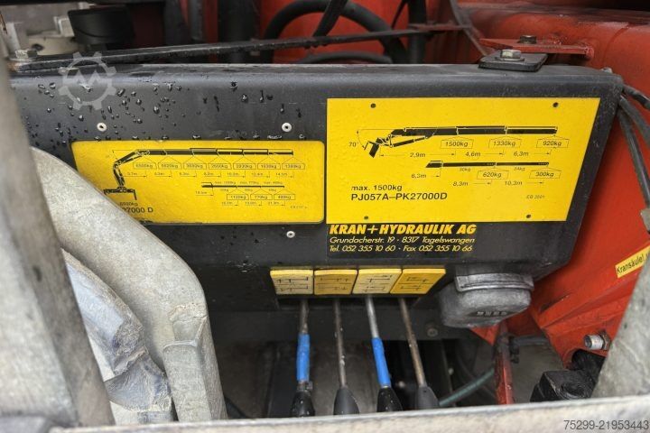 Truck mounted crane Scania P124GB 6x2*4 PK 27000D / Swiss-Vehicle