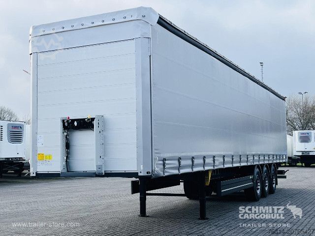 Auflieger mit Pritsche & Plane Berger Curtainsider Coil