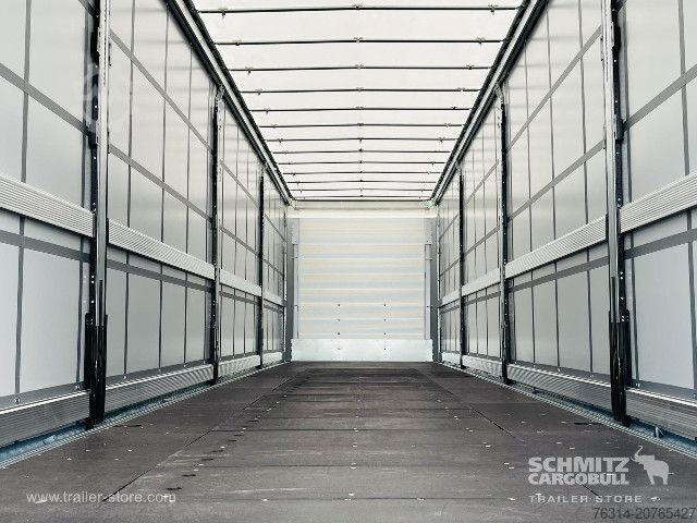 Auflieger mit Pritsche & Plane Berger Curtainsider Coil