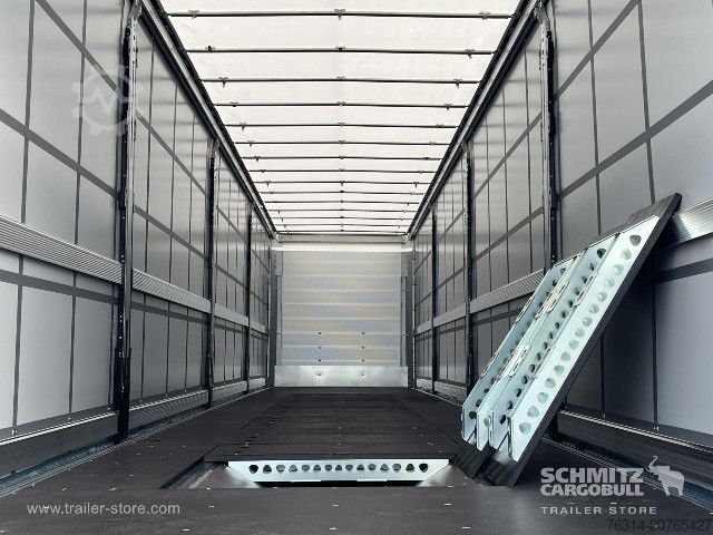 Auflieger mit Pritsche & Plane Berger Curtainsider Coil