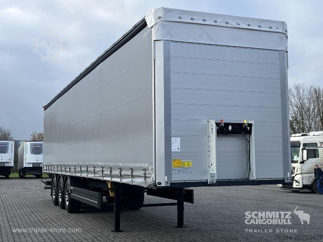 Auflieger mit Pritsche & Plane Berger Curtainsider Coil