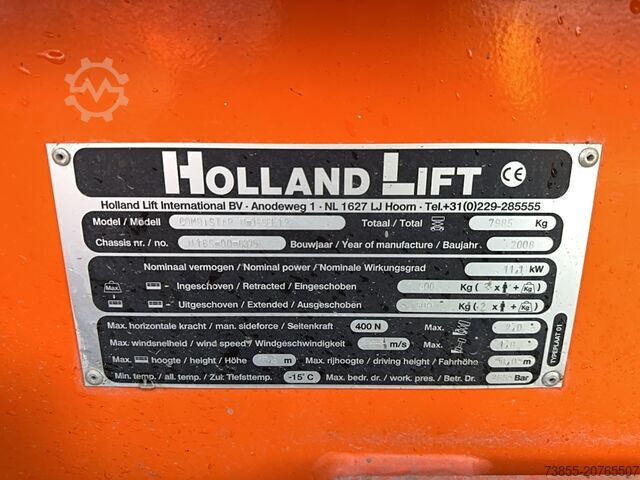 Scherenhubtisch Holland-Lift N165-12EL Combistar (16.5 m)