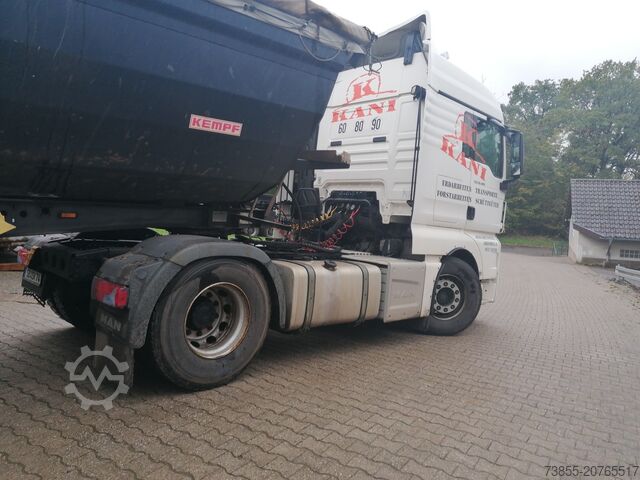 Zugmaschine MAN TGX 18.480 4x2 BLS WITH TIPPER HYDRAULIC AND GOOD TIRES