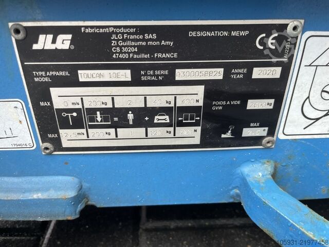 Teleskopmastbühne JLG Toucan 10E-L